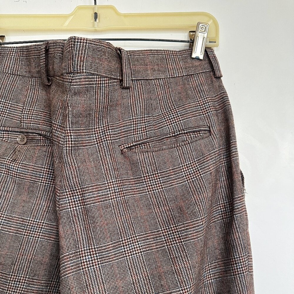 **SOLD** Vintage 70’s Men’s/Unisex Plaid Suit Pants - Unisex 33” x 29”